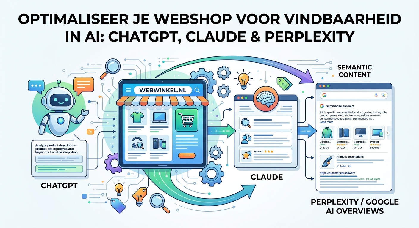 GEO voor webshops: gevonden worden in AI